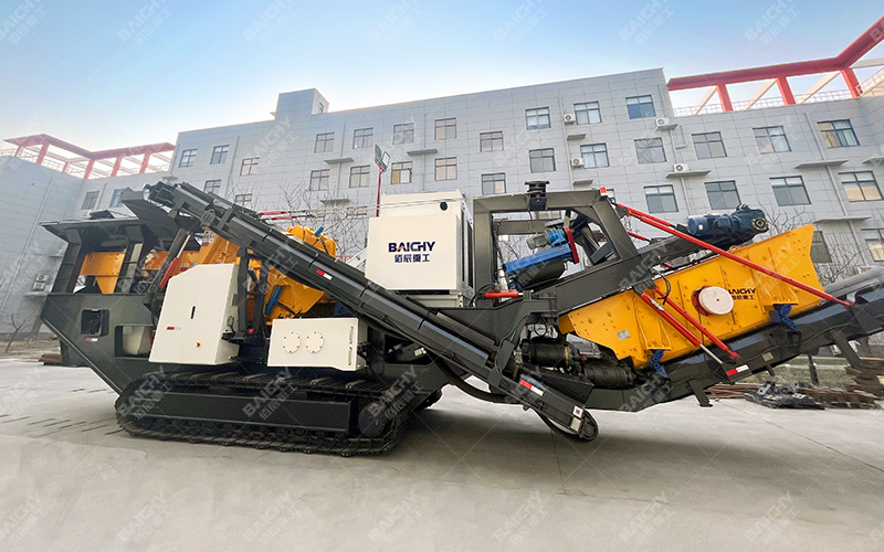 帶妳認識反擊式(shi)履帶迻動破碎站，砂(sha)石骨料生産利器！